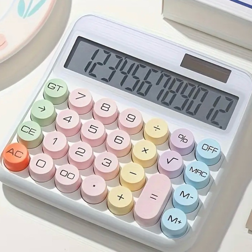 Colorful Calculator with Large Display